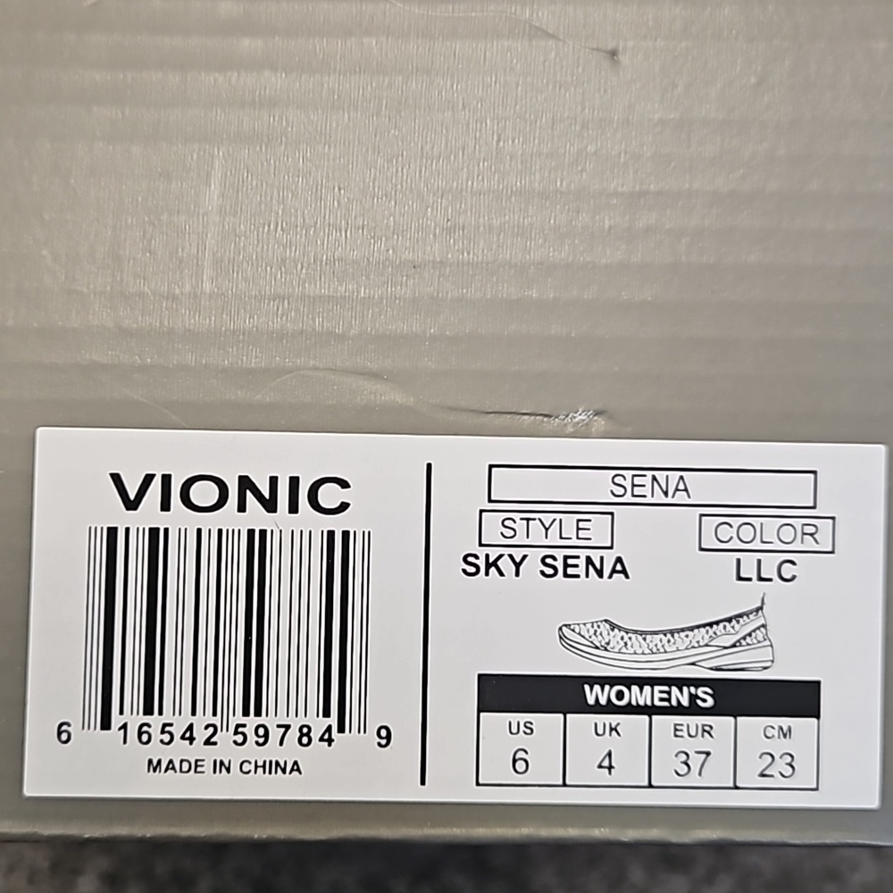 Vionic Sky Sena Lilac Comfort Womens Flat Shoes NEW - Picture 8 of 9